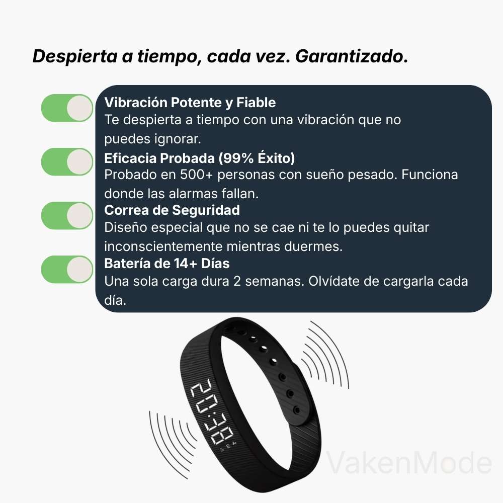 Despiértate SIN ruido. SIN despertar a tu pareja.