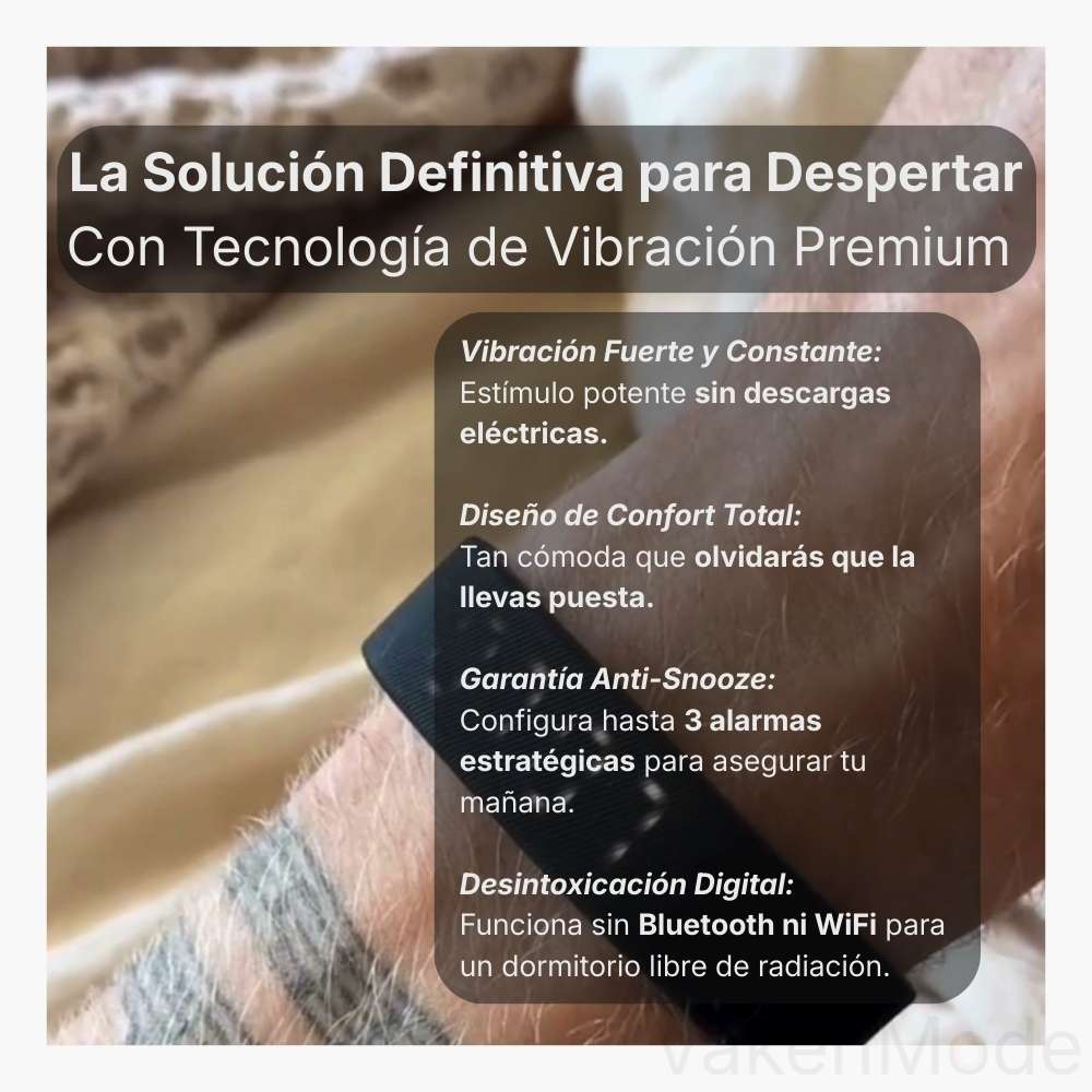 Despiértate SIN ruido. SIN despertar a tu pareja.